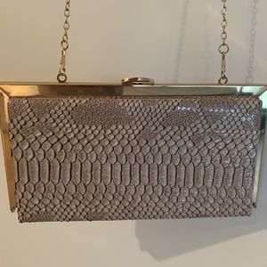 Rose Gold Animal Print Purse